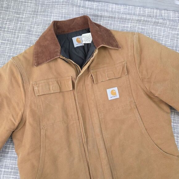 Carhartt Other - VTG Carhartt Duck Canvas Jacket CQ196 Artic Series Brown 40 Tall SEE DESC